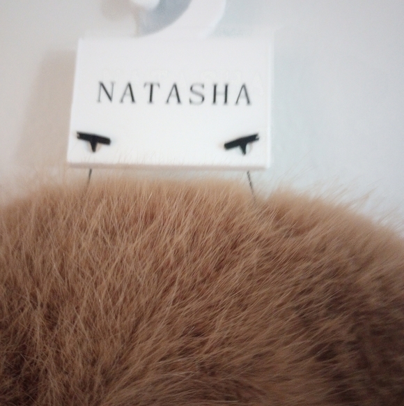 Natasha Brown Faux Fur Bucket Hat - Picture 2 of 7